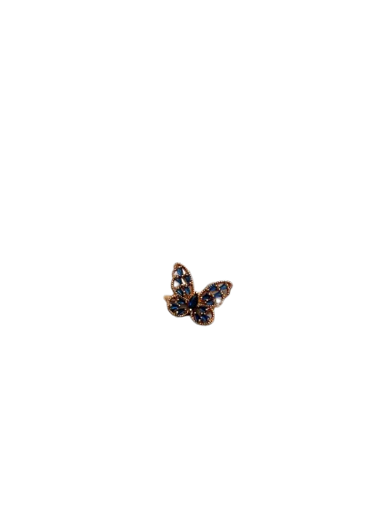 Blue Butterfly Ring RN06