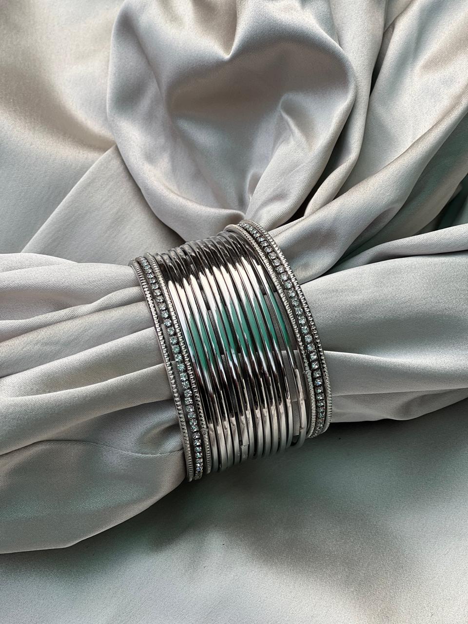 Silver bangles-BN02